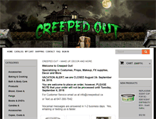 Tablet Screenshot of creepedout.ca